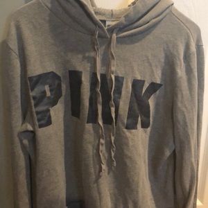 A pink gray shirt, barely worn in good condition